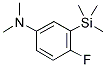 1-(DIMETHYLAMINO)-4-FLUORO-3-(TRIMETHYLSILYL)BENZENE Struktur