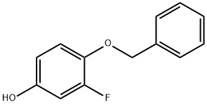 4-BENZYLOXY-3-FLUORO-PHENOL Struktur