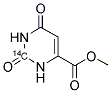 OROTIC ACID, METHYL ESTER, [2-14C]- Struktur