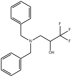 3-(DIBENZYLAMINO)-1,1,1-TRIFLUORO-2-PROPANOL Struktur