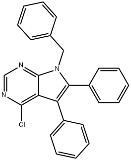 7-BENZYL-4-CHLORO-5,6-DIPHENYL-7H-PYRROLO[2,3-D]PYRIMIDINE price.