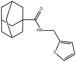 N-(2-THIENYLMETHYL)-1-ADAMANTANECARBOXAMIDE Struktur