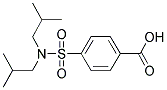 4-DIISOBUTYLSULFAMOYL-BENZOIC ACID Struktur