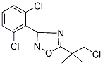 5-(2-CHLORO-1,1-DIMETHYLETHYL)-3-(2,6-DICHLOROPHENYL)-1,2,4-OXADIAZOLE Struktur