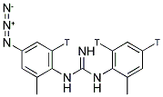 1-(4-AZIDO-2-METHYL [6-3H] PHENYL)-3-(2-METHYL [4,6-3H] PHENYL) GUANIDINE Struktur