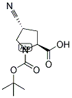 N-BOC-TRANS-4-CYANO-L-PROLINE Struktur