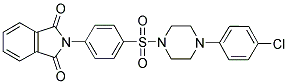 2-(4-(4-(4-CHLOROPHENYL)PIPERAZIN-1-YLSULFONYL)PHENYL)ISOINDOLINE-1,3-DIONE Struktur