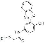 N-[3-(1,3-BENZOXAZOL-2-YL)-4-HYDROXYPHENYL]-3-CHLOROPROPANAMIDE Struktur