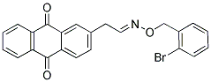 2-(9,10-DIOXO-9,10-DIHYDRO-2-ANTHRACENYL)ACETALDEHYDE O-(2-BROMOBENZYL)OXIME Struktur