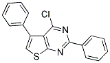 4-CHLORO-2,5-DIPHENYLTHIENO[2,3-D]PYRIMIDINE Struktur