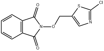 2-[(2-CHLORO-1,3-THIAZOL-5-YL)METHOXY]-1H-ISOINDOLE-1,3(2H)-DIONE Struktur