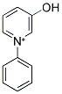 3-HYDROXY-1-PHENYLPYRIDINIUM Struktur