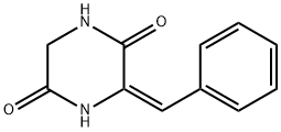 3-(PHENYLMETHYLENE)TETRAHYDRO-2,5-PYRAZINEDIONE Struktur