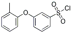 [3-(2-METHYLPHENOXY)PHENYL]SULFONYL CHLORIDE Struktur