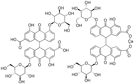 CALCIUM SENNOSIDES A+B Struktur