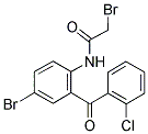 2-BROMO-N-[4-BROMO-2-(2-CHLOROBENZOYL)PHENYL]ACETAMIDE Struktur