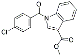 METHYL 1-(4-CHLOROBENZOYL)-1H-INDOLE-3-CARBOXYLATE Struktur