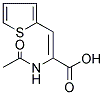 (2Z)-2-(ACETYLAMINO)-3-THIEN-2-YLACRYLIC ACID Struktur