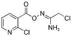 2-CHLORO-N'-([(2-CHLOROPYRIDIN-3-YL)CARBONYL]OXY)ETHANIMIDAMIDE Struktur