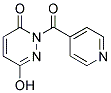 6-HYDROXY-2-ISONICOTINOYLPYRIDAZIN-3-ONE Struktur