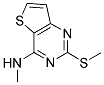 N-METHYL-2-(METHYLSULFANYL)THIENO[3,2-D]PYRIMIDIN-4-AMINE Struktur