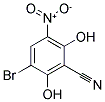 3-BROMO-2,6-DIHYDROXY-5-NITROBENZONITRILE Struktur