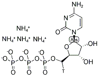 CYTIDINE 5'-TRIPHOSPHATE, TETRAAMMONIUM SALT, [5-3H]- Struktur