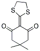 2-(1,3-DITHIOLAN-2-YLIDENE)-5,5-DIMETHYLCYCLOHEXANE-1,3-DIONE Struktur