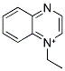 1-ETHYLQUINOXALIN-1-IUM Struktur