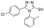 5-(4-CHLORO-PHENYL)-4-O-TOLYL-4H-[1,2,4]TRIAZOLE-3-THIOL Struktur