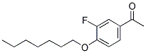 3'-FLUORO-4'-HEPTYLOXYACETOPHENONE Struktur