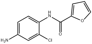 FURAN-2-CARBOXYLIC ACID (4-AMINO-2-CHLORO-PHENYL)-AMIDE Struktur