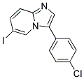 3-(4-CHLOROPHENYL)-6-IODOIMIDAZO[1,2-A]PYRIDINE Struktur