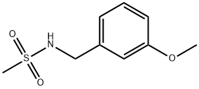 N-(3-METHOXYBENZYL)METHANESULFONAMIDE Struktur