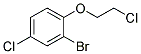 2-BROMO-4-CHLORO-1-(2-CHLOROETHOXY)BENZENE Struktur