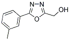 [5-(3-METHYLPHENYL)-1,3,4-OXADIAZOL-2-YL]METHANOL Struktur