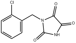 1-(2-CHLOROBENZYL)-1H-IMIDAZOLE-2,4,5(3H)-TRIONE Struktur