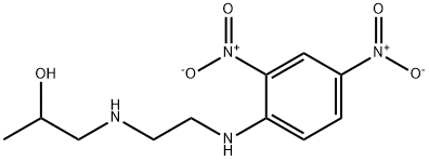 1-((2-[(2,4-DINITROPHENYL)AMINO]ETHYL)AMINO)PROPAN-2-OL Struktur