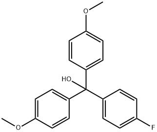 4,4'-DIMETHOXY-4''-FLUOROTRITYL ALCOHOL Struktur