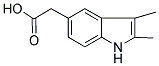 (2,3-DIMETHYL-1H-INDOL-5-YL)ACETIC ACID Struktur