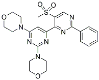 2,6-DIMORPHOLINO-4-[5-(METHYLSULPHONYL)-2-PHENYLPYRIMIDIN-4-YL]PYRIMIDINE