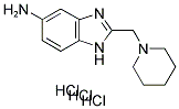 2-PIPERIDIN-1-YLMETHYL-1 H-BENZOIMIDAZOL-5-YLAMINE TRIHYDROCHLORIDE Struktur