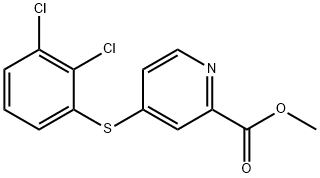 METHYL 4-[(2,3-DICHLOROPHENYL)SULFANYL]-2-PYRIDINECARBOXYLATE Struktur