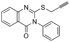 3-PHENYL-2-(2-PROPYNYLSULFANYL)-4(3H)-QUINAZOLINONE Struktur