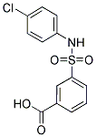 3-(4-CHLORO-PHENYLSULFAMOYL)-BENZOIC ACID Struktur