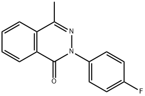 2-(4-FLUOROPHENYL)-4-METHYL-1(2H)-PHTHALAZINONE Struktur