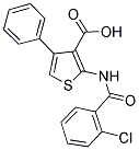 2-[(2-CHLOROBENZOYL)AMINO]-4-PHENYLTHIOPHENE-3-CARBOXYLIC ACID