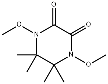 1,4-DIMETHOXY-5,5,6,6-TETRAMETHYLPIPERAZINE-2,3-DIONE Structure