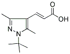 3-[1-(TERT-BUTYL)-3,5-DIMETHYL-1H-PYRAZOL-4-YL]ACRYLIC ACID Struktur