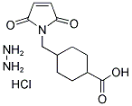 4-(N-MALEIMIDOMETHYL)CYCLOHEXANE-1-CARBOXYLIC ACID HYDRAZINE HYDROCHLORIDE Struktur